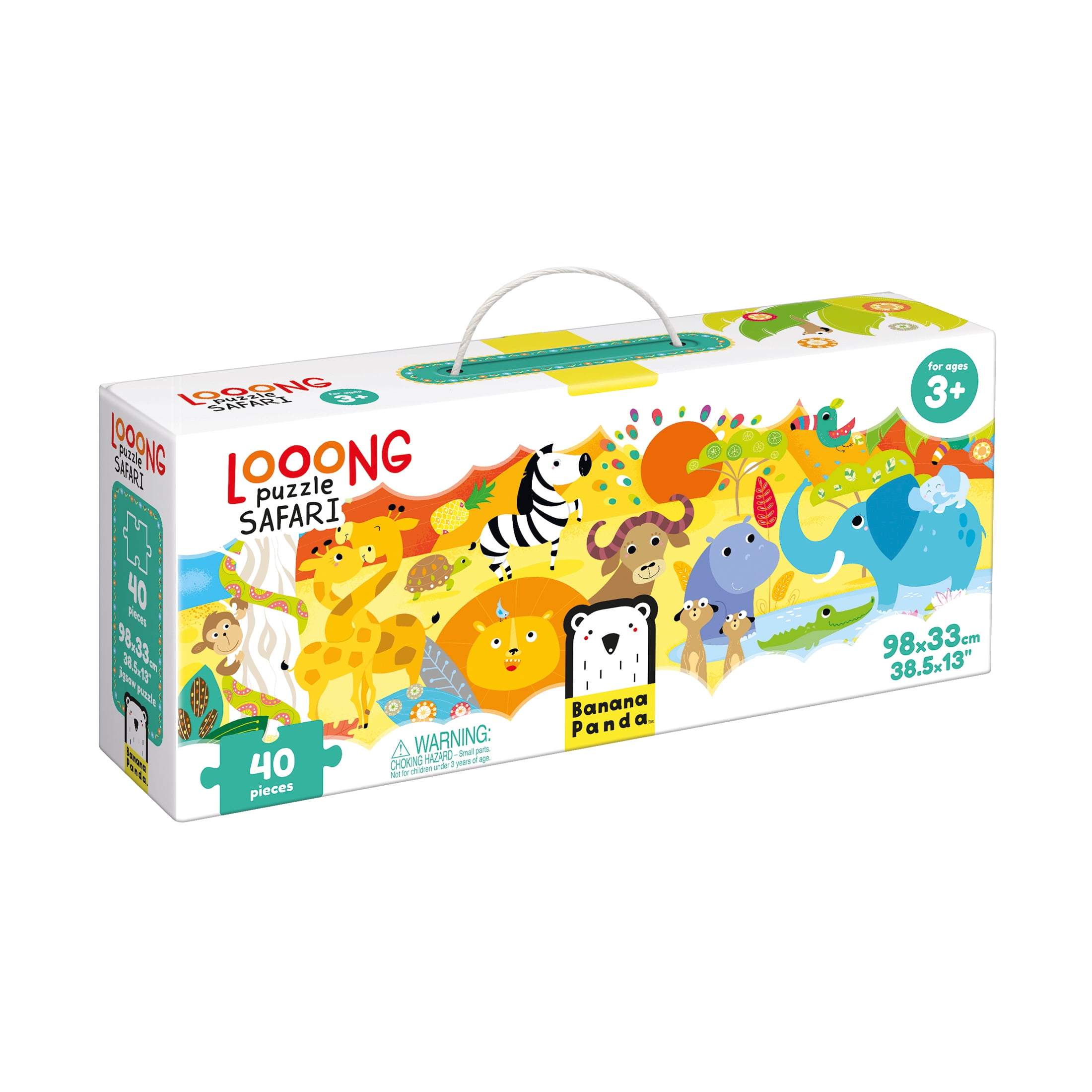 Banana Panda Looong Puzzle Safari Large Jigsaw Floor Puzzle for
