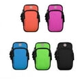 thumbnail image 3 of Kingswick Sac de Cellulaire de Sport Imperméable avec Trou pour Écouteurs, Extensible avec Fermeture Éclair, Manche de Bras pour Hommes et Femmes, Rouge Rose, 3 of 7
