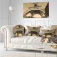 thumbnail image 3 of Designart Iconic Paris Paris Eiffel TowerView from Ground - Cityscape Throw Pillow - 12x20, 3 of 5
