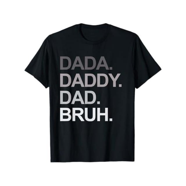 Ootd T Shirt Dada Daddy Dad Bruh Funny Husband Dad Father's Mens T-Shirt