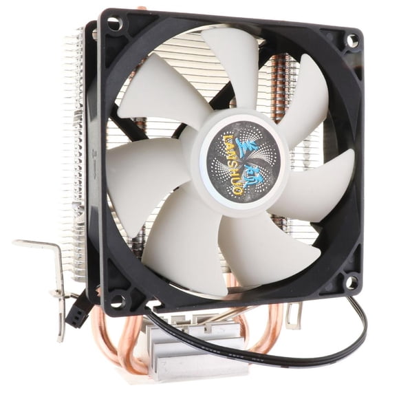TISHITA Fluid Bearing Computer Case Fan/ Silent CPU Heat Sink 80 x 80 x 25mm, 12V, Rotation 2300RMP Compatible with Core LGA 1155/1156/1366 Gray