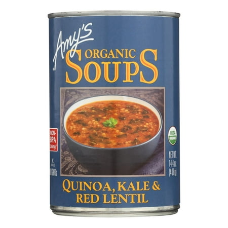 Amy s 669 Soup Red Lentil Kale & Quinoa 12-14.4 Ounce