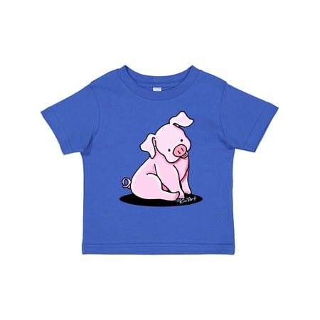 

Inktastic Sitting Pig Gift Toddler Boy or Toddler Girl T-Shirt
