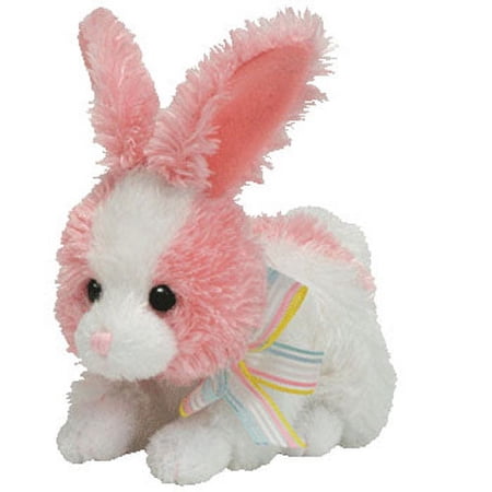TY Basket Beanie Baby - PIPSY the Pink & White Bunny (4.5 inch) - RARE! price history on PriceWatchPro