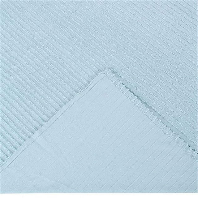 Better Trends BSASP3PCQUBL Better Trends Collection Jullian Ensemble Couvre-Lit Queen 100 % Coton en Bleu