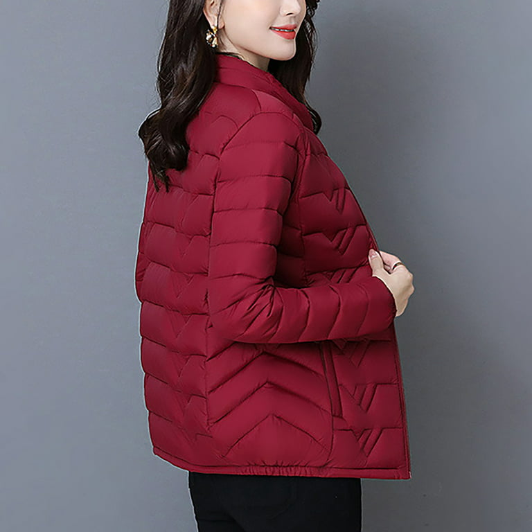 HSMQHJWE Womens Jacket Warm Up Jacket Women Women'S Thickened Overcoat Plus  Size Warm Trendy Winter Lined Snow Coat Jacket Outwear With Hood And Side  Pockets Lightweight Jackets For Wom 