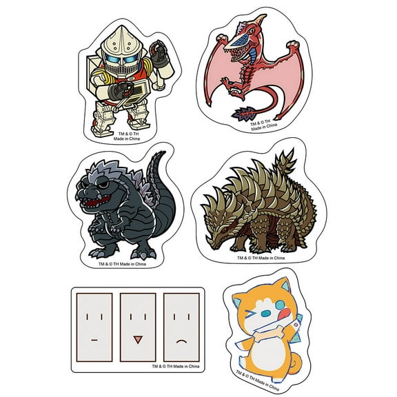 Godzilla Single Point - SD Character#2 Die-Cut Sticker Set