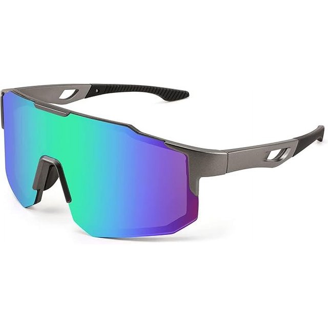 Gafas de sol deportivas para hombre y mujer, gafas de ciclismo con espejo, gafas deportivas para ciclismo de montaña, carretera, ciclismo, running, enduro, con protección UV400.