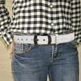 thumbnail image 3 of 1 Uds. Cinturón ancho elástico para mujer para vestido, cinturón elástico con gancho, hebilla blanca, traje para cintura de 20 "-24", 3 of 8