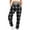 Black, variant on Xixinqiwan Womens Fleece Plaid Sweatpants High Waisted Baggy Workout Jogger Pants Casual Comfy Yoga Pants with Pockets