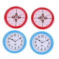 thumbnail image 2 of 4 piezas de resina muebles en miniatura reloj de pared redondo decoración de accesorios decoración juguete para regalo- Macarena Miniaturas de casa de muñecas, 2 of 8