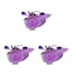 thumbnail image 2 of Diadema de malla de plumas Qarigey para dama color púrpura Ajuste elegante y ajustable, 2 of 6