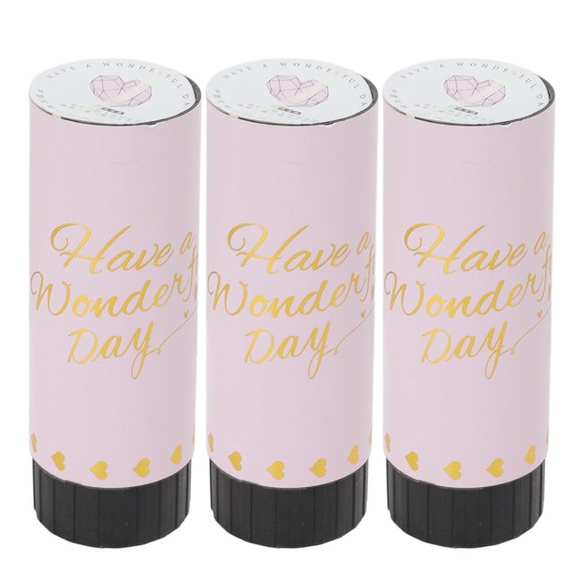 Handheld Confetti Cannon, Ease Of Use LightweightPortable Add Happy Ambience Confetti Poppers Handheld For Graduations Pink