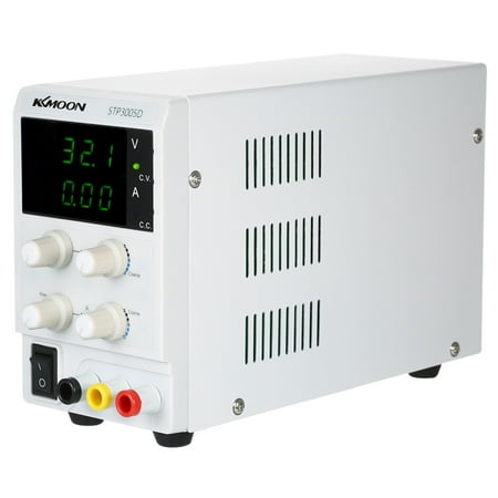 4 Digit Led Display KKmoon Regulated DC Power Supply Switching Power 3 Digits Display LED 0-30V 0-5A High Precision Adjustable Mini Power Supply AC 220V ()