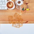 thumbnail image 4 of 12Pcs Cute Waste Container Shape Paper Clips,Rose Gold Journal Paper Clips Metal Bookmark Clips Office Supplies with Storage Box for Document Organizing, 4 of 9