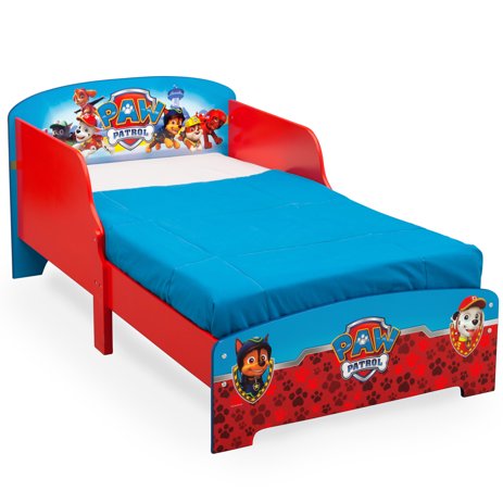 Delta Children Nick Jr. PAW Patrol Wooden Toddler Bed, Red