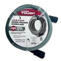 Hyper Tough Pressure Washer Hose 1/4" x 25' with M22 Fittings- Superior PW Hose