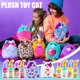 thumbnail image 3 of Gato monstruo de pelo largo con forma de estrella, juguete de peluche, muñeco de gato de simulación, colgante, regalo para niños, 3 of 6