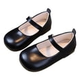 thumbnail image 5 of Staki Dress Shoes for Girls Toddler Girls Dress Shoes Loafers School Uniform Mary Jane Flats Thick Non-Slip Sole Casual Shoe(Black,8 Toddler), 5 of 6