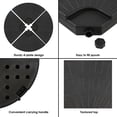 thumbnail image 2 of Sunnydaze Plaques de Poids pour Base de Parasol Déporté d'Extérieur, Robustes, Remplissables, pour Patio – Noir – 4 Pcs, 2 of 8
