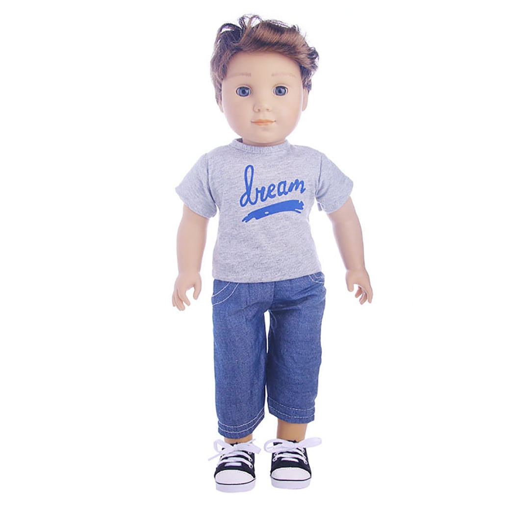 Doll Outfit Set Fashion Lovely Doll Clothes Doll Suit for 18in Boys Dolls Walmart