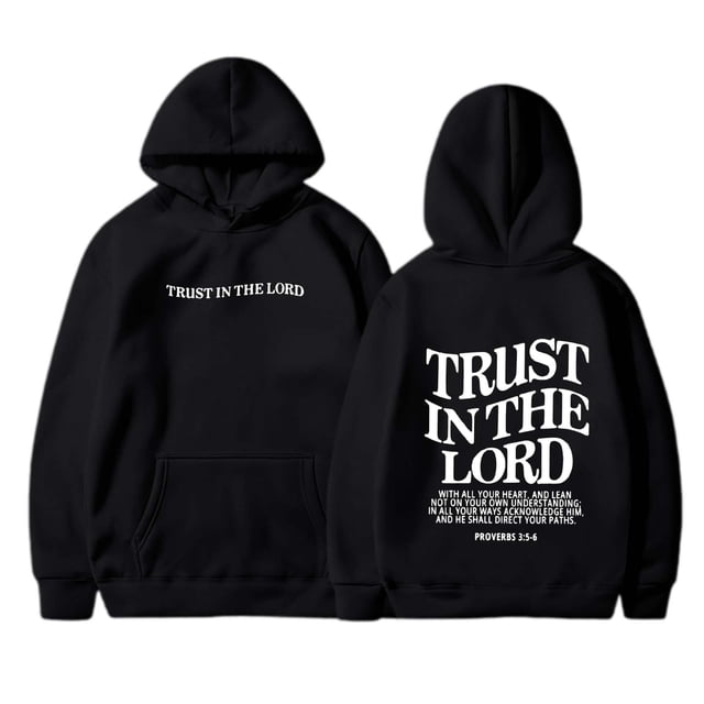 GPOECD Chandails en Molleton à Capuche pour Femmes Grande Taille Mode Réversible Imprimé Lettre Manches Longues avec Poche 02_noir,m