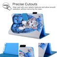 thumbnail image 4 of Fire HD 8 Case (2018/2017/2016, 8th/7th/6th Generation), Allytech Slim Folio Kickstand Auto Sleep Wake Magnetic Closure Cards Pocket Wallet Case Cover for Amazon Kindle Fire HD 8, Leopard, 4 of 8