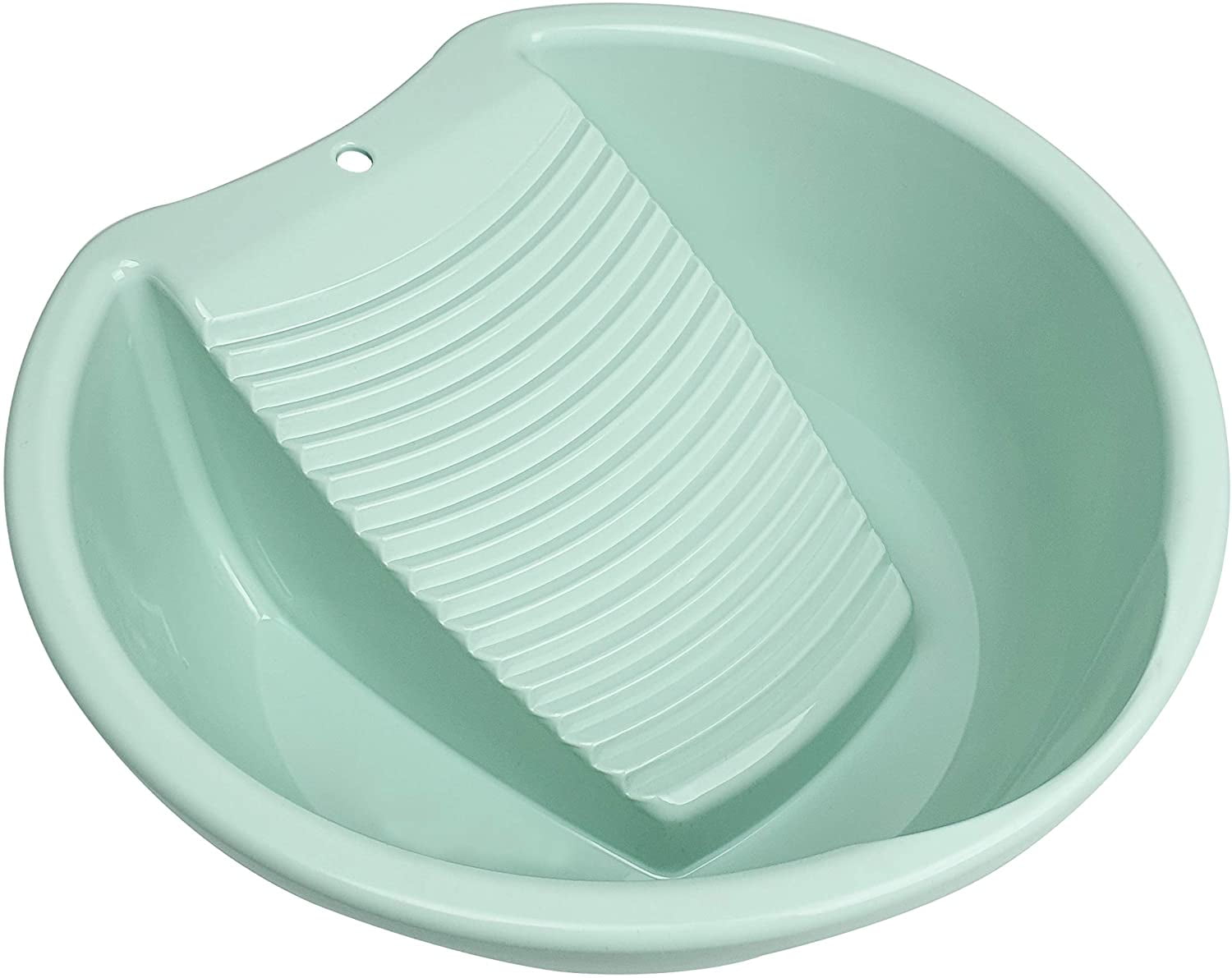 Laundry Wash Basin with Washboard: Washing Clothes Bucket Hand Wash Board  Plastic Basin for Laundry Japanese Laundry Tub for Diaper T Shirt Underwear