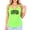 Neon Green Tank Top, variant on Trendy Cheer Mama Tank Top for Women Supportive Mama Shirt Black Tank Top X-Large
