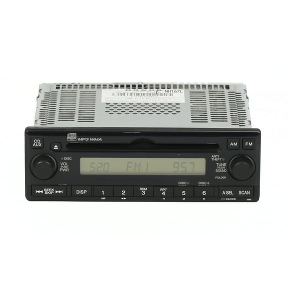 Restored 2007-2011 Honda CR-V AM FM Radio CD Player 39100-SWA-A50 Face 4XN0 (Refurbished)