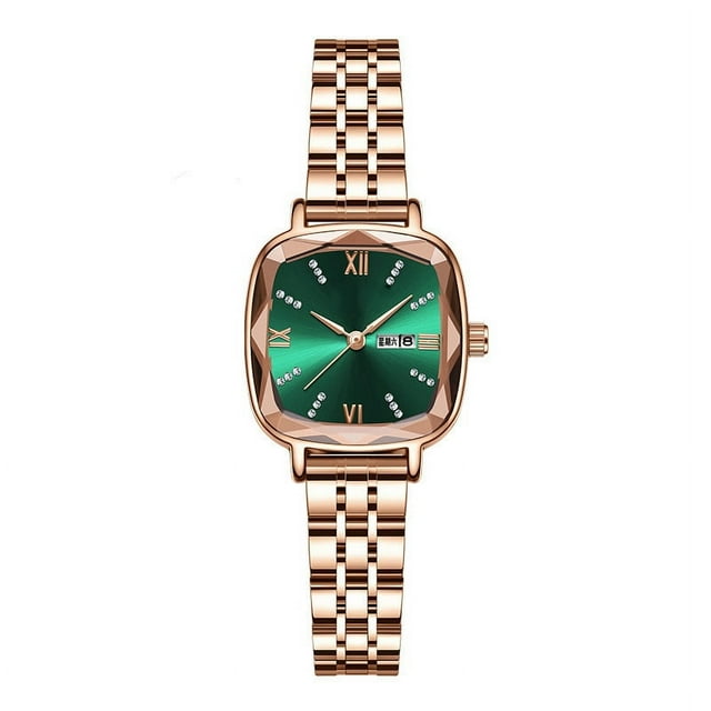 Reloj De Mujer Resistente Al Agua, Reloj Elegante Vintage Simple Reloj De Cuarzo Resistente Al Agua Correa De Pulsera Reloj De Mujer Materiales Ecológicos