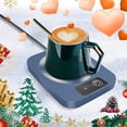 thumbnail image 4 of LEEYNEER Clearance Warmer For Desk Coffee Mug Warmer For Desk Office Home Winter Christmas Gifts Car Coasters E, 4 of 8