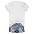 thumbnail image 4 of Womens Summer T Shirts Helii 250th Stars Stripes Casual Loose Blouses Short Sleeve Trendy Go Out Outfits for 4th of July Memorial Day S-XXL White, 4 of 4