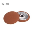 thumbnail image 3 of Uxcell 10pcs 40L Fabric Cloth Covered Button 25mm Metal Shank Round Sewing Buttons for Suits Dress Blouses, Alloy Orange, 3 of 5