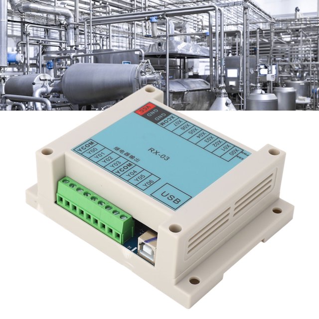 Programmable Logic Controller, 8 Input 12-24V Industrial Control Board For Automation Application