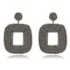 thumbnail image 1 of Pendientes con cuentas Exquisitos Bohemian Talla Crafts Hoop Pendiente Joyería Decoración Tejido Ear Drops Día de San Valentín Gray Inevent AP008652-05, 1 of 5