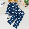 thumbnail image 4 of JUMEYU Pajamas for Girls Trendy Kids Pajamas for Girl Sleepwear Toddler Clothes Size 7-8 (Blue,7-8 Years), 4 of 4