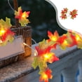 thumbnail image 2 of ICQOVD Halloween Decorations,Halloween Decorations,6.56 Ft 10 Light Led Maple Leaf Light String Three Sections Battery Box Light Christmas Lantern Halloween Decorative Light String Home Decor, 2 of 6