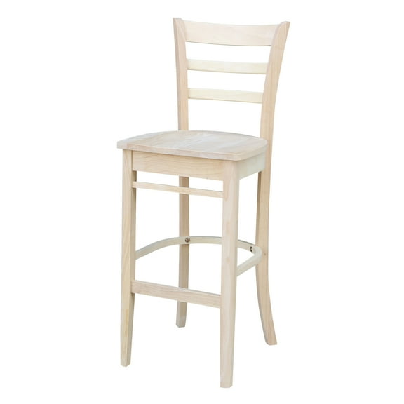 Emily Barheight Stool Unfinished - 30" Seat Height