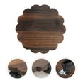 thumbnail image 2 of CIMAXIC 1Pc Removable Wheel Flower Stand Universal Moving Flower Pot Base Light Brown,9.84"X9.84"X2.36", 2 of 5