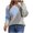 Gray, variant on LYXSSBYX Women Fall Sweaters Dress for Women 2022 Hot Sale Clearance Women Casual Fashion Color Matching Pullover Long Sleeve Round-Neck Sweater