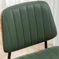 thumbnail image 3 of FOWEOAIU Modern Dining Chairs,Leather Upholstered Side Chairs , Green (Set of 2) ﻿, 3 of 11