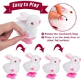 thumbnail image 3 of Easter Wind Up Toys,12 Pack Plush Bunny Chick Jumping Toy for Kids Easter Basket Stuffers Goodie Bag Filelr Party Favor Supply, 3 of 4