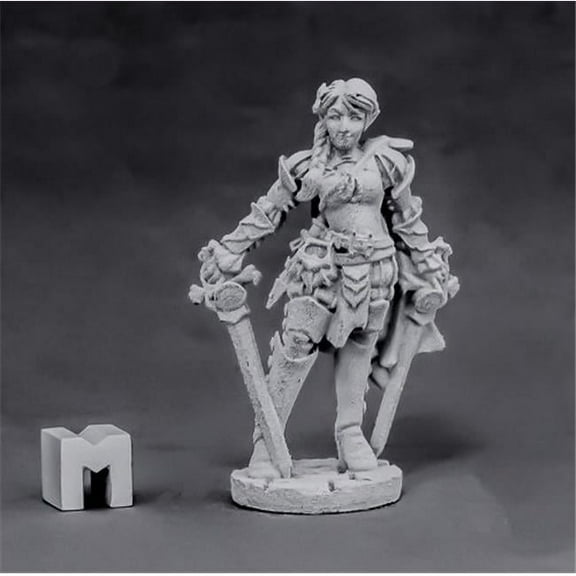 Reaper Miniatures Aletheia Edair, Duelist 03867 Dark Heaven Unpainted Metal Mini