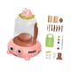 thumbnail image 4 of Torno de cerámica eléctrico para niños, torno de cerámica interactivo compacto con pintura rosa, 4 of 9