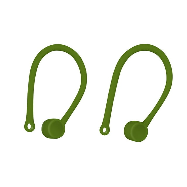 Crochets d'Oreille Antidérapants en Silicone Souple pour Airpods, Conception Simple et Ajustée