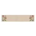 thumbnail image 1 of Under 10 Decorative Table Banner Easter Table Flag Bunny Egg Pattern Table Decoration Waterproof Mat Fabric Printed Table Runner, 1 of 4