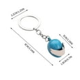 thumbnail image 3 of Limited Time Deal karymi Motorcycle Helmet Key Chain Motorcyclist Gift Idea Biker Gift Mini Key Ring Motorcycle Helmet Keyring Pendant for Birthday Holiday Gifts Gifts for Women Winter Savings, 3 of 6