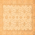 thumbnail image 1 of Ahgly Company Indoor Square Oriental Orange Traditional Area Rugs, 8' Square, 1 of 4