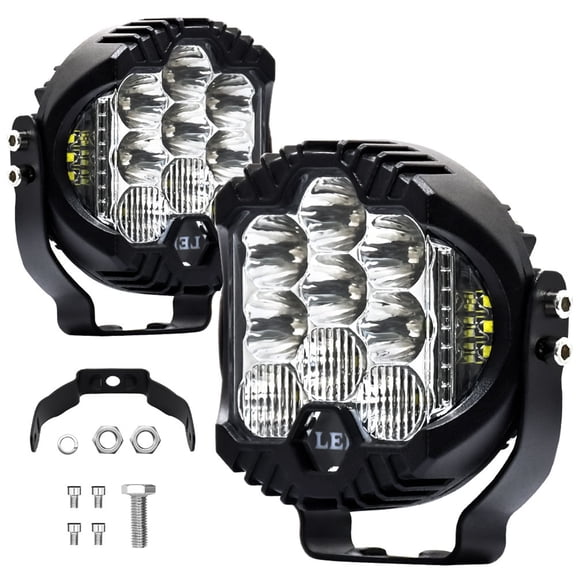 unidades de focos LED de 3 pulgadas para conducción, 75 W, 15000 lúmenes, focos de trabajo.